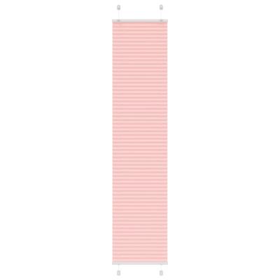 Pliss rolgordijn 40x200 cm stofbreedte 39,4 cm polyester roze
