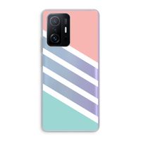 Strepen pastel: Xiaomi 11T Transparant Hoesje