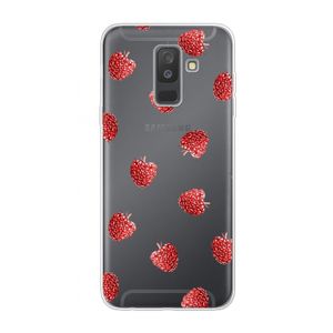 Framboosjes: Samsung Galaxy A6 Plus (2018) Transparant Hoesje