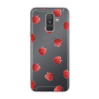 Framboosjes: Samsung Galaxy A6 Plus (2018) Transparant Hoesje