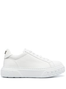 Casadei baskets en cuir - Blanc