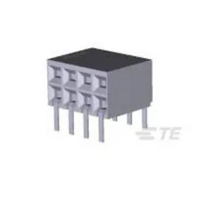 TE Connectivity Female header (standaard) 6-102084-2 1 stuk(s) Tube