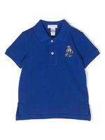 POLO RALPH LAUREN KIDS polo en coton à logo brodé - Bleu - thumbnail