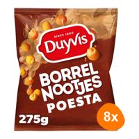 Duyvis - Borrelnootjes Poesta - 8x 275g