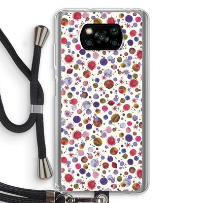 Planets Space: Xiaomi Poco X3 NFC Transparant Hoesje met koord