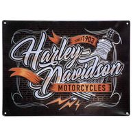 Harley-Davidson Spark Plug Tinnen Bord - thumbnail