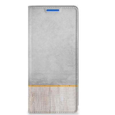 OPPO Reno 6 Pro Plus 5G Book | Wallet Case | Wood Concrete