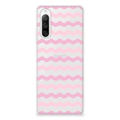 Sony Xperia 10 IV | TPU bumper | Waves Roze