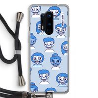 Gezichtjes: OnePlus 8 Pro Transparant Hoesje met koord