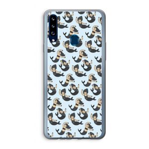 Zeemeermin: Samsung Galaxy A20s Transparant Hoesje