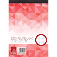 Work schrijfblok, ft A5, 70 g/m², 100 vel, geruit 5 mm