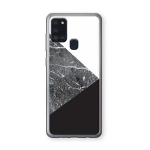 Combinatie marmer: Samsung Galaxy A21s Transparant Hoesje
