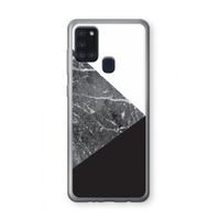 Combinatie marmer: Samsung Galaxy A21s Transparant Hoesje Combinatie marmer: Samsung Galaxy A21s Transparant Hoesje