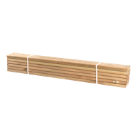 Lariks Planken 6 Stuks - 120 CM