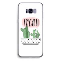 I love cacti: Samsung Galaxy S8 Plus Transparant Hoesje