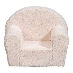 Kinderfauteuil Louise - stof - ecru - Leen Bakker