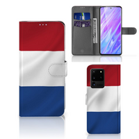 Samsung Galaxy S20 Ultra Bookstyle Case Nederlandse Vlag - thumbnail