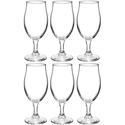 6x Stuks luxe bierglazen voor speciaalbier 260 ml