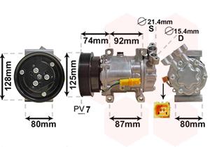 Van Wezel Airco compressor 4300K452