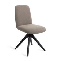 Jesper Home Eetkamerstoel 'Taiwa' Revolve Oak Black, kleur Foggy Fusion
