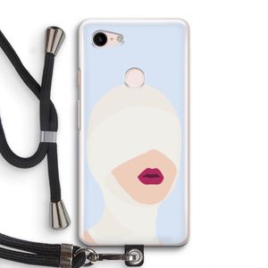 Incognito: Pixel 3 Transparant Hoesje met koord