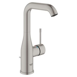 GROHE Essence new Wastafelkraan Opbouw - uitloop 12.7cm - L-size - waste - supersteel 32628DC1