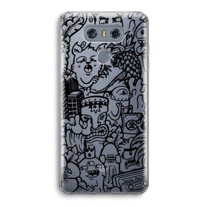 Vexx Black Mixtape: LG G6 Transparant Hoesje