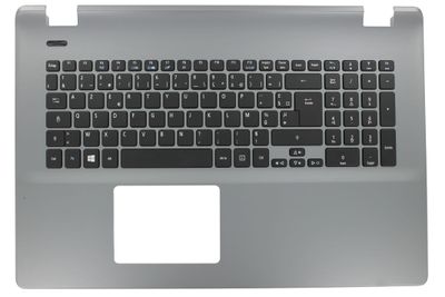 Acer Laptop bovenkant behuizing incl. toetsenbord FR grijs