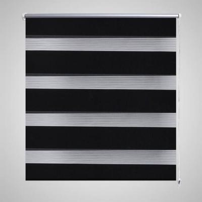 VidaXL Duo rolgordijn 120 x 230 cm zwart