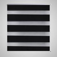 VidaXL Duo rolgordijn 120 x 230 cm zwart