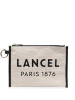 Lancel pochette à logo imprimé - Tons neutres