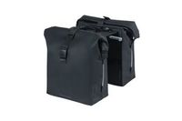 Basil Tas soho dubbel mik zwart 41l