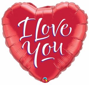 I Love You - Hart Ballon 46cm