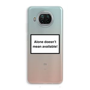 Alone: Xiaomi Mi 10T Lite 5G Transparant Hoesje