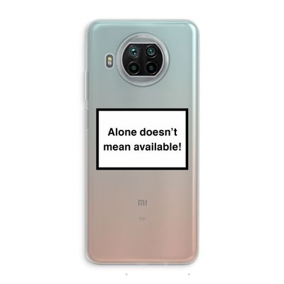 Alone: Xiaomi Mi 10T Lite 5G Transparant Hoesje