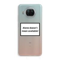 Alone: Xiaomi Mi 10T Lite 5G Transparant Hoesje