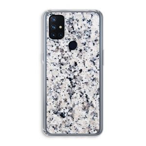 Gespikkelde marmer: OnePlus Nord N10 5G Transparant Hoesje