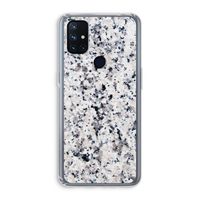 Gespikkelde marmer: OnePlus Nord N10 5G Transparant Hoesje