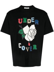 Undercover t-shirt Rose en coton - Noir