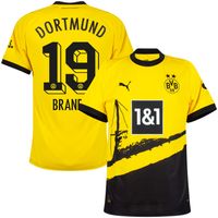 Borussia Dortmund Shirt Thuis 2023-2024 + Brandt 19 - thumbnail