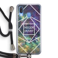 Negenduust ruimte: Samsung Galaxy A40 Transparant Hoesje met koord Negenduust ruimte: Samsung Galaxy A40 Transparant Hoesje met koord