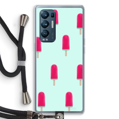 Waterijsje: Oppo Find X3 Neo Transparant Hoesje met koord
