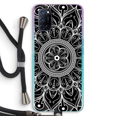 Roses Are Red: Oppo A92 Transparant Hoesje met koord