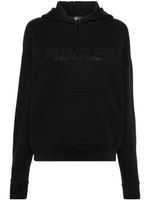 Mugler hoodie à logo en relief - Noir - thumbnail