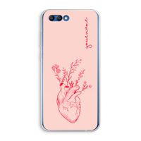 Blooming Heart: Honor 10 Transparant Hoesje