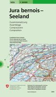 Wandelkaart - Topografische kaart 5026 Jura Bernois - Seeland | Swisstopo - thumbnail