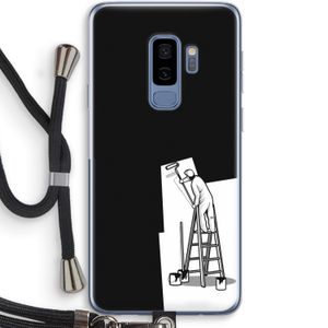 Musketon Painter: Samsung Galaxy S9 Plus Transparant Hoesje met koord