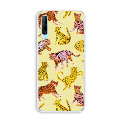 Cute Tigers and Leopards: Huawei P Smart Pro Transparant Hoesje