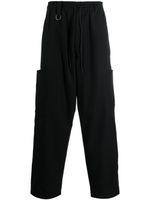 Y-3 pantalon de jogging à lien de resserrage - Noir