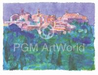 Kunstdruk Ralf Westphal - Montepulciano / Toskana 90x70cm